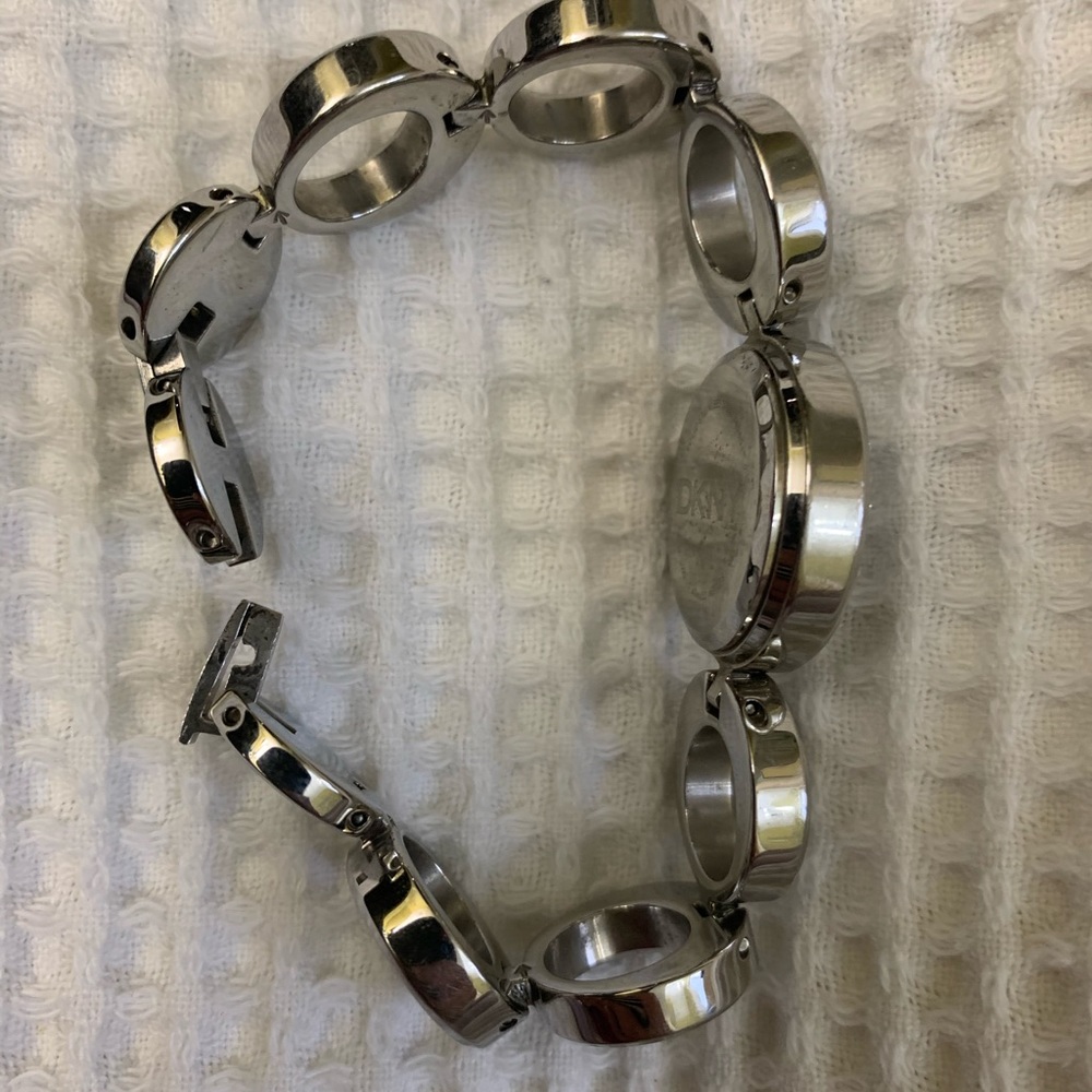 DKNY Silver Rhinestone Watch - Picture 4 of 5